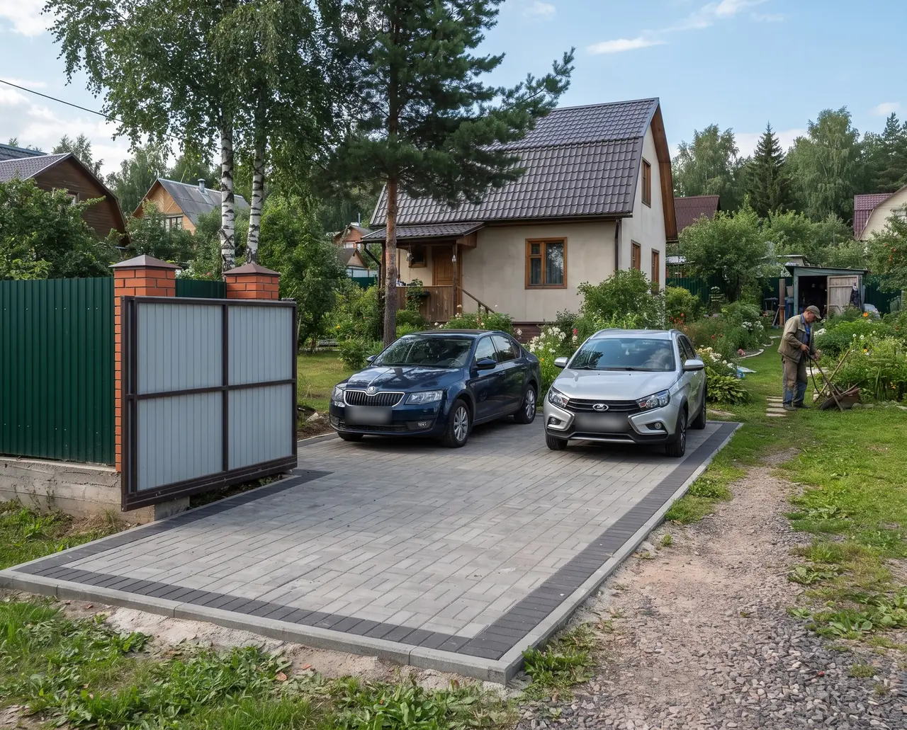 Площадка под автомобиль