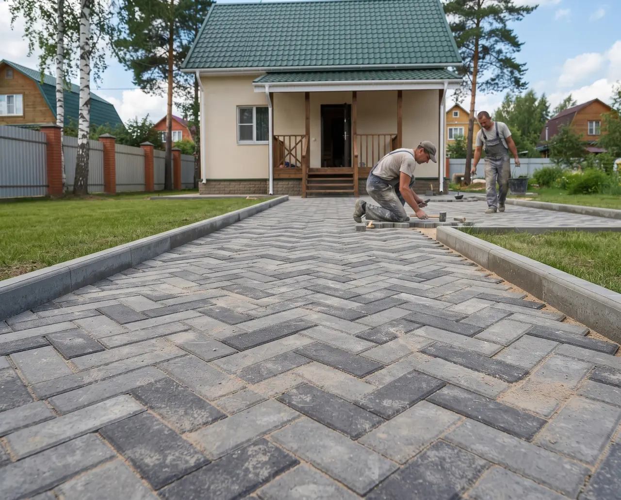 Тротуарная плитка и брусчатка